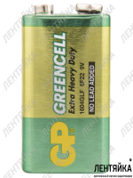 Батарейка 6F22 GP Greencell 9V