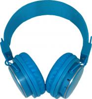 Наушники  полноразмерные, встроенный плеер MP3,micro SD,синий