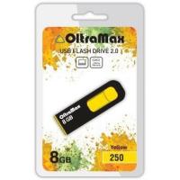 Флеш-накопитель 8GB 250 USB 2.0, жёлтый
