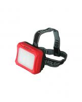 Фонарь UltraFlash LED 5373 красный/чёрный налобный 12LED 3хR6