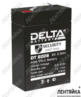 Аккумулятор DELTA DT 6028 (6V 2,8A) кислотный