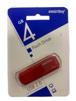 Флеш-накопитель 4GB, USB 2.0, красный