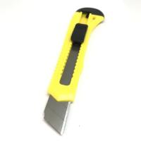 Нож канцелярский 18 мм, корпус пластик